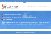 Tablet Screenshot of clubvanelf.nl